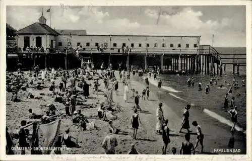 Ak Ostseebad Brunshaupten Kühlungsborn, Familienbad, Strand