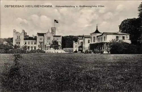 Ak Seebad Heiligendamm Bad Doberan, Hohenzollernburg u. Großherzogliche Villen