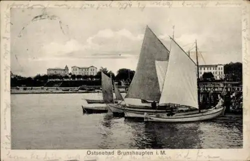 Ak Ostseebad Brunshaupten Kühlungsborn, Segelboote, Ufer