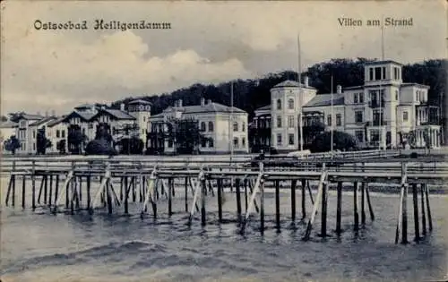 Ak Seebad Heiligendamm Bad Doberan, Villen am Strand