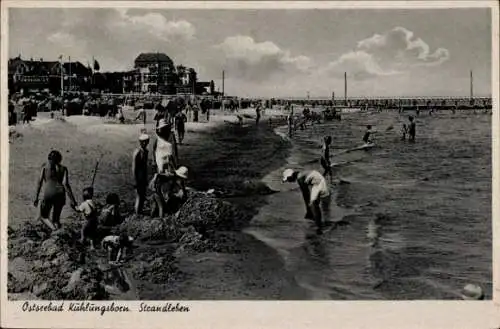 Ak Ostseebad Kühlungsborn, Strandleben