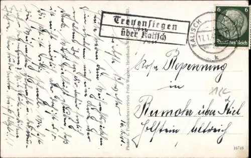 Ak Kalisz Kalisch Posen, Totalansicht