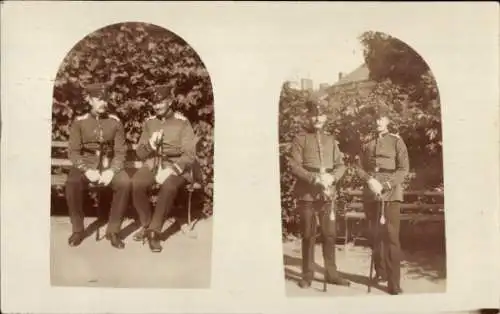 Foto Ak Tschernjachowsk Insterburg Ostpreußen, Deutsche Soldaten in Uniformen, I WK