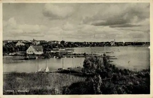 Ak Giżycko Lötzen Lözen Masuren Ostpreußen, Panorama