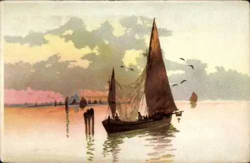 Ak Segelpartie, Segelboot, See