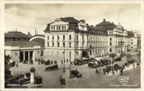 Ak Stockholm Schweden, Centralstationen