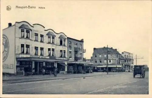 Ak Nieuport Bains Nieuwpoort Westflandern, Hotels