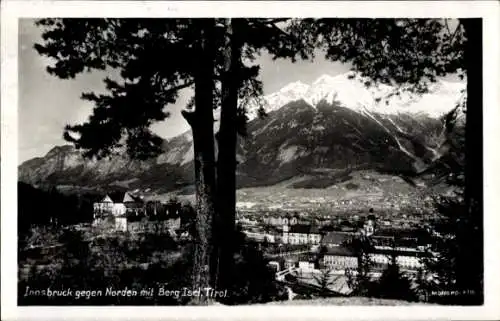 Ak Innsbruck in Tirol, Teilansicht mit Berg Isel