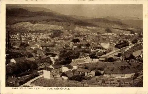 Ak Guebwiller Gebweiler Elsass Haut Rhin, Gesamtansicht