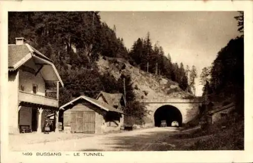 Ak Bussang Vosges, Tunnel