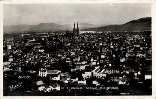 Ak Clermont Ferrand Puy de Dôme, Gesamtansicht