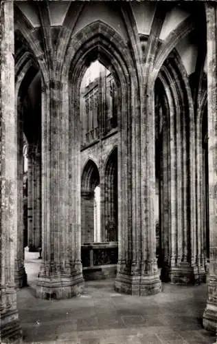 Ak Le Mont Saint Michel Manche, L'Eglise Abbatiale, Le Deombulatoire