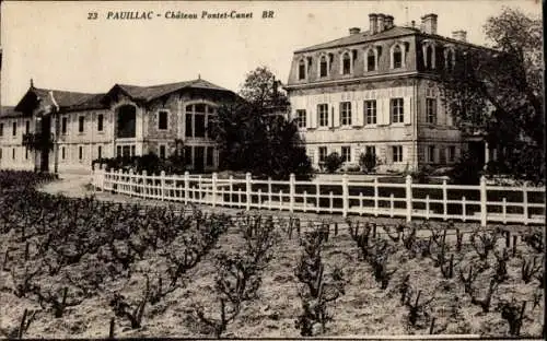 Ak Pauillac Gironde, Chateau Pontet-Canet