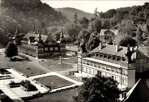 Ak Alexisbad Harzgerode am Harz, Teilansicht