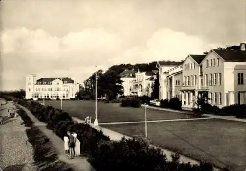 Ak Seebad Heiligendamm Bad Doberan, Fritz-Reuter-Haus, Promenade