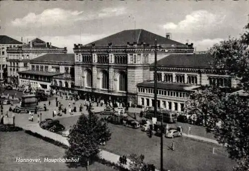 Ak Herrenhausen Hannover in Niedersachsen, Hauptbahnhof