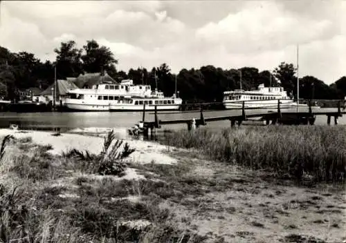 Ak Kloster Insel Hiddensee in der Ostsee, Hafen