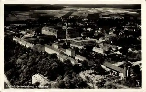 Ak Wermsdorf in Sachsen, Schloss Hubertusburg, Luftbild