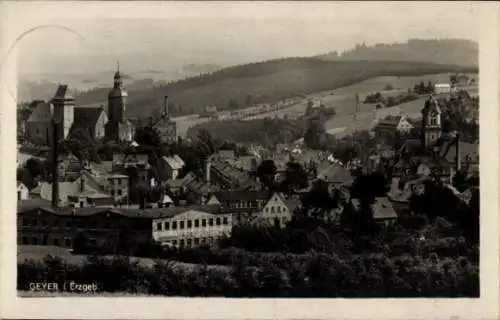 Ak Geyer im Erzgebirge Sachsen, Gesamtansicht