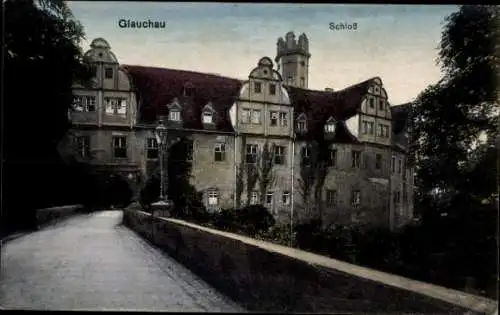 Ak Glauchau in Sachsen, Schloss