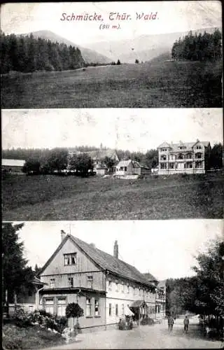 Ak Gehlberg Suhl in Thüringen, Berghotel Schmücke