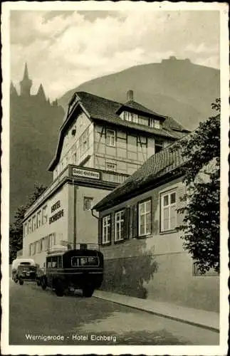 Ak Wernigerode am Harz, Hotel Elchberg, Inh. Fritz Oberländer