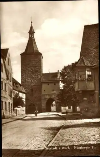 Ak Neustadt an der Aisch Mittelfranken, Nürnberger Tor