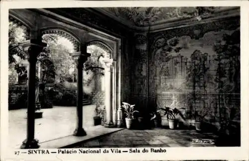 Ak Sintra Cintra Portugal, Palacio Nacional da Vila, Sala do Ranho