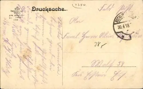 Ak Recklinghausen im Ruhrgebiet, Teilansicht der Stadt, Bahnhofs-Hotel, Inh. Franz Köchling