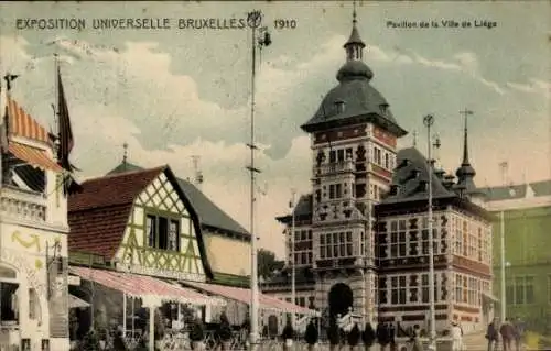 Ak Bruxelles Brüssel, Pavillon der Stadt Liege