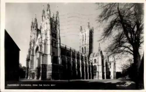 Ak Canterbury Kent England, Kathedrale