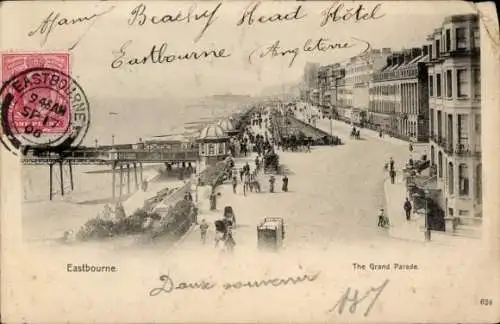 Ak Eastbourne East Sussex England, Grand Parade