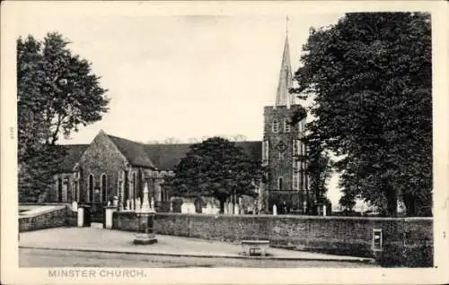 Ak Minster Kent England, Kirche