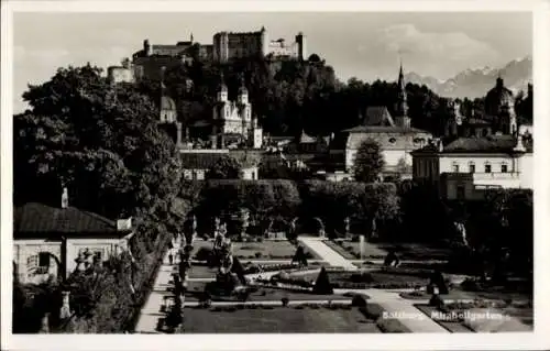 Ak Salzburg in Österreich, Mirabellgarten