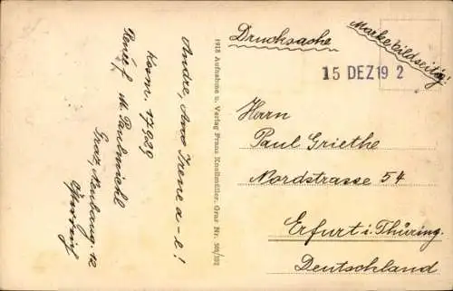 Ak Graz Steiermark, Brunnen im Stadtpark