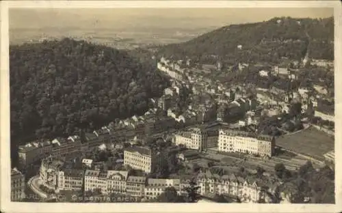 Ak Karlovy Vary Karlsbad Stadt, Gesamtansicht