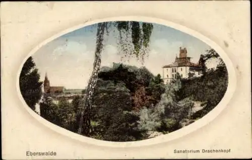 Passepartout Ak Eberswalde in der Mark, Sanatorium Drachenkopf