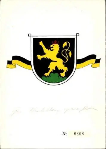 Wappen Ak Heidelberg am Neckar, Internationales Ikarus-Sammler-Treffen, Raumfahrttreffen 1965