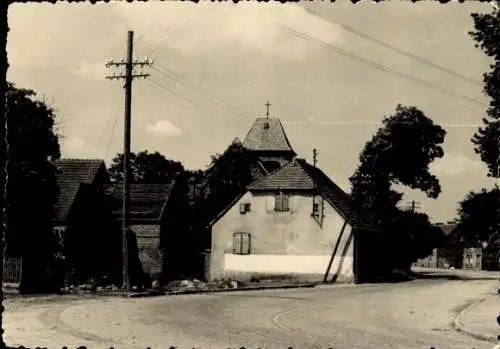 Foto Ak Leuenberg in der Mark, Straße, Häuser