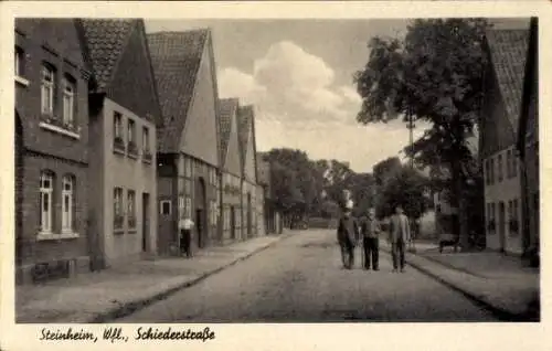 Ak Steinheim in Westfalen, Schiederstraße