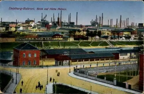 Ak Ruhrort Duisburg im Ruhrgebiet, Hütte Phönix