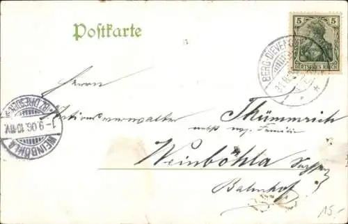 Künstler Ak Ostseebad Warnemünde Rostock, Promenade am Strom