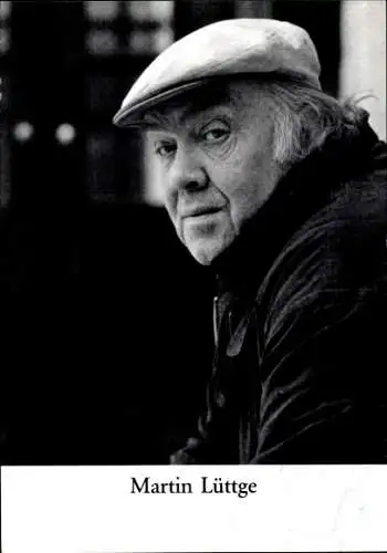 Ak Schauspieler Martin Lüttge, Portrait, Mütze, Autogramm