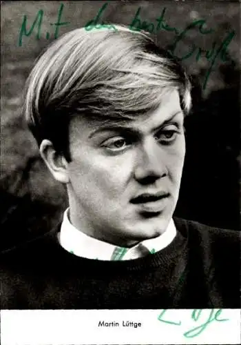 Ak Schauspieler Martin Lüttge, Portrait, Autogramm