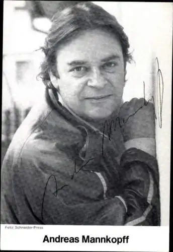 Ak Schauspieler Andreas Mannkopff, Portrait, Autogramm