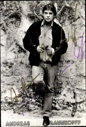 Foto Schauspieler Andreas Mannkopff, Portrait, Autogramm