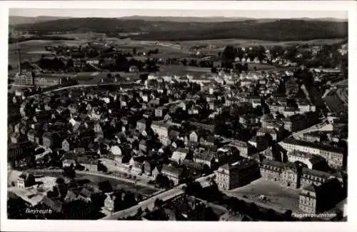 Ak Bayreuth in Oberfranken, Fliegeraufnahme