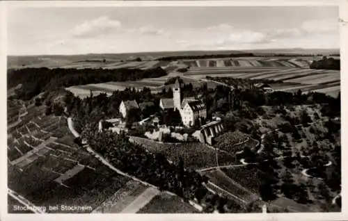 Ak Stocksberg Beilstein in Württemberg, Fliegeraufnahme