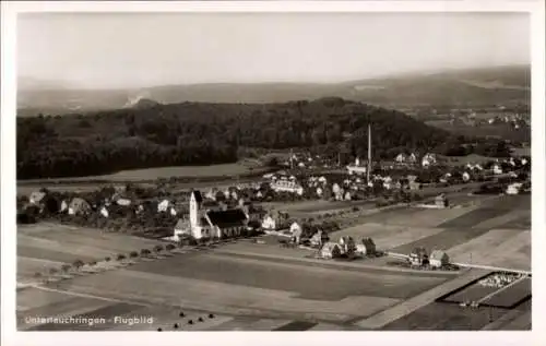 Ak Unterlauchringen Lauchringen in Baden, Fliegeraufnahme