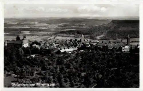 Ak Waldenburg in Württemberg, Fliegeraufnahme